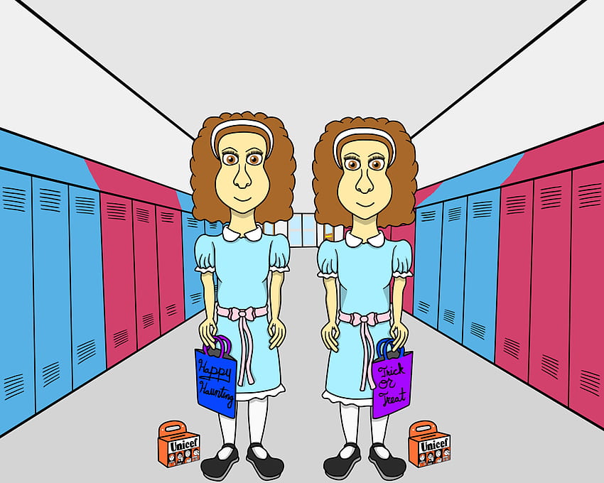 Kartun bersinar si kembar grady Halloween di degrassi farrell twins bersinar Wallpaper HD