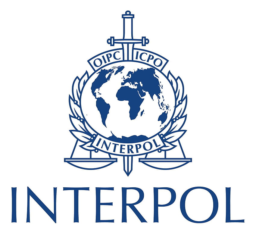 Интерпол полиция, лого на полицията HD тапет