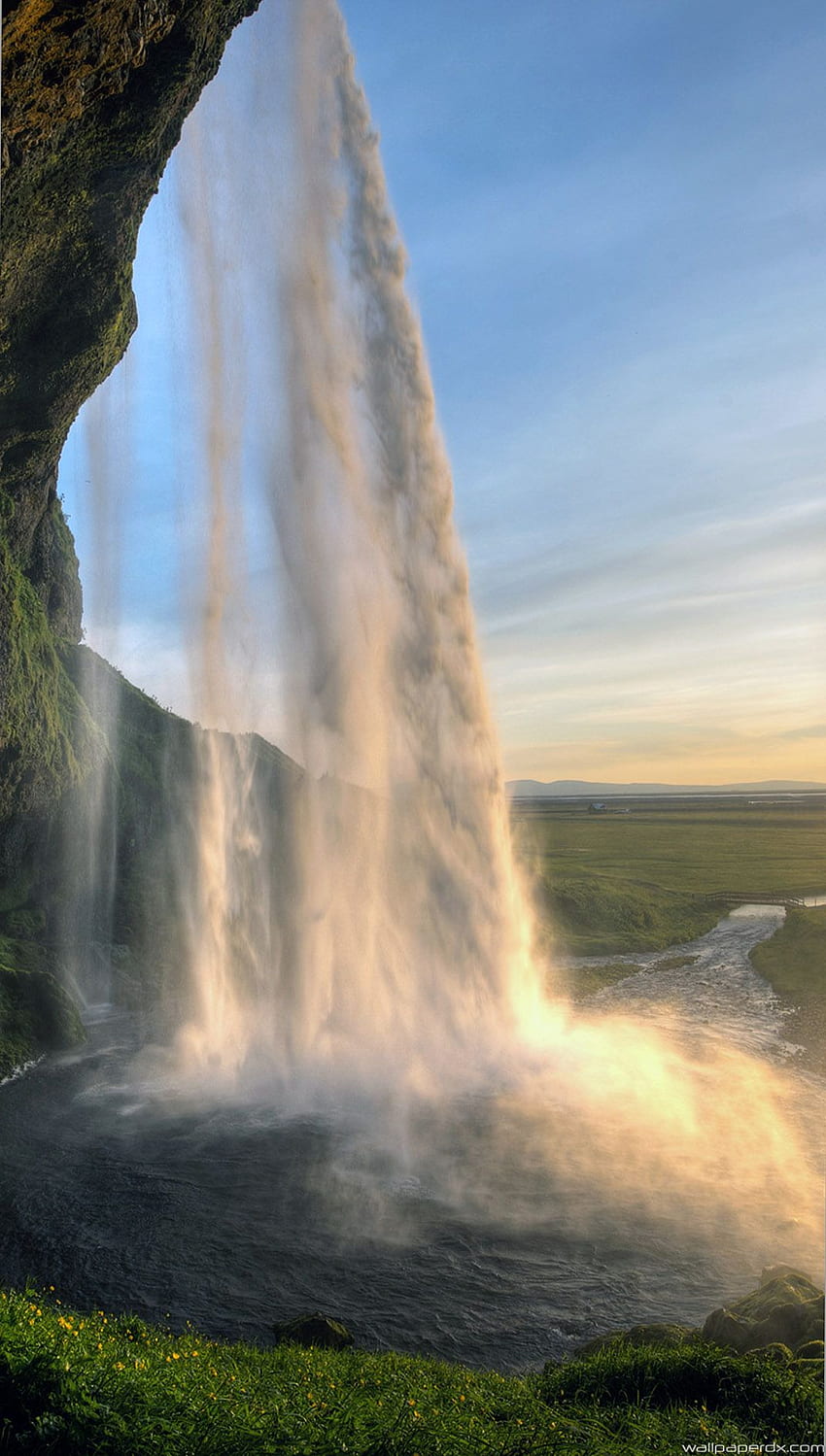 Seljalandsfoss Waterfall Iceland iphone 6 plus full_ HD phone wallpaper