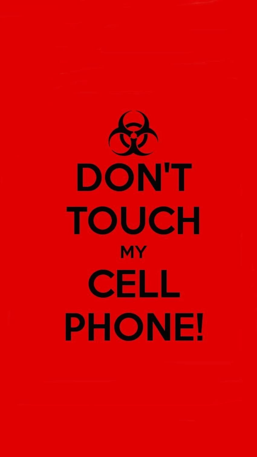 Don't Touch My Phone Live, Red Background, dont touch my phone live HD  phone wallpaper | Pxfuel