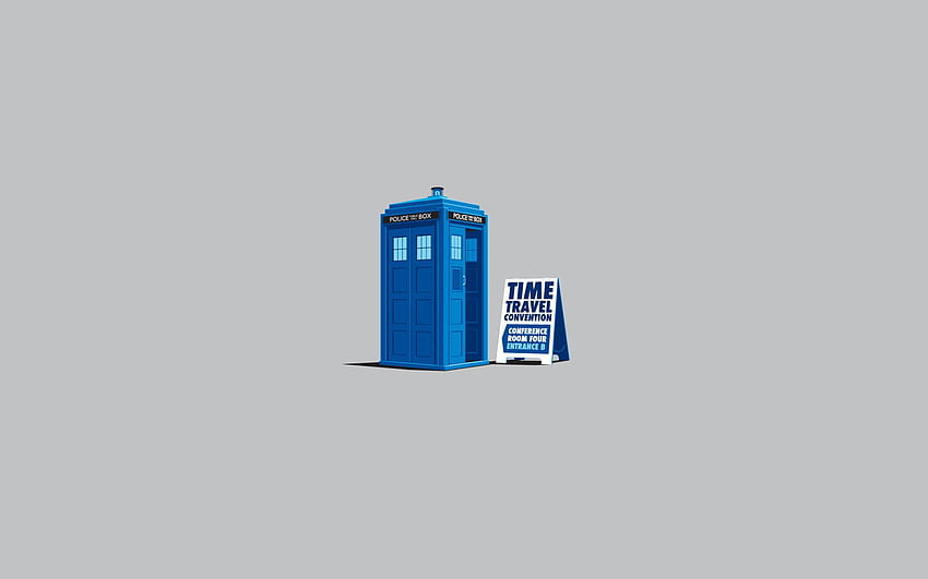 Doctor Who, Minimalis Dr Who Wallpaper HD