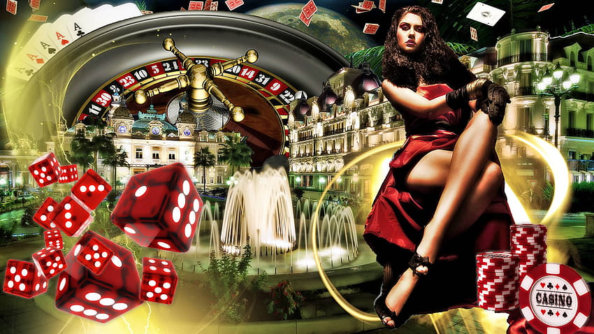 Gutes Online Casino finden, Casino Girl HD-Hintergrundbild