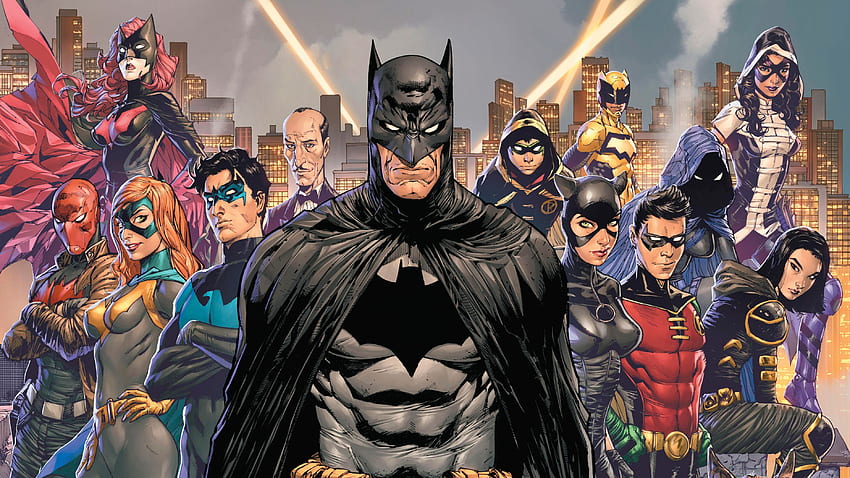 DCユニバーススーパーヒーロー、バットファミリー、バットマンファミリー 高画質の壁紙