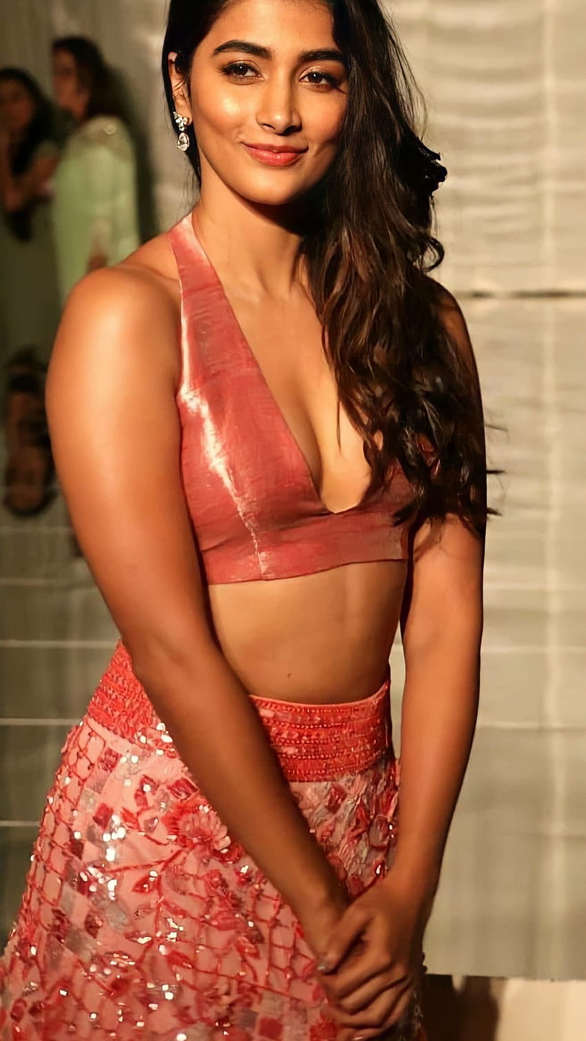 Pooja Hegde, mehrsprachige Schauspielerin HD-Handy-Hintergrundbild