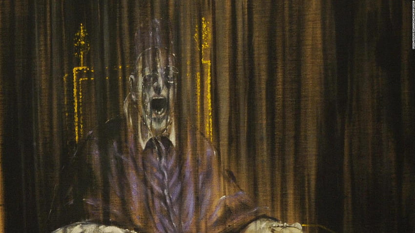 프랜시스 베이컨의 절규하는 교황과 연인들의 초상화가 살아있다 HD 월페이퍼