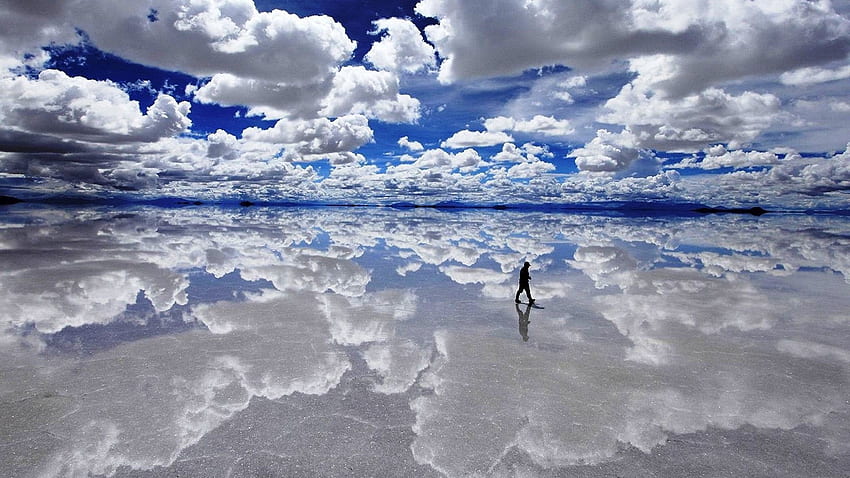 Salar De Uyuni Bolivien ():, Salzsee HD-Hintergrundbild