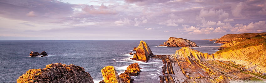 Death Coast, Galicia, Spain Ultra Background HD wallpaper