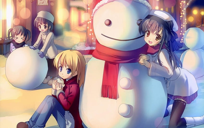 Anime christmas, couple, love, manga, webcomic, webtoon, HD phone wallpaper  | Peakpx