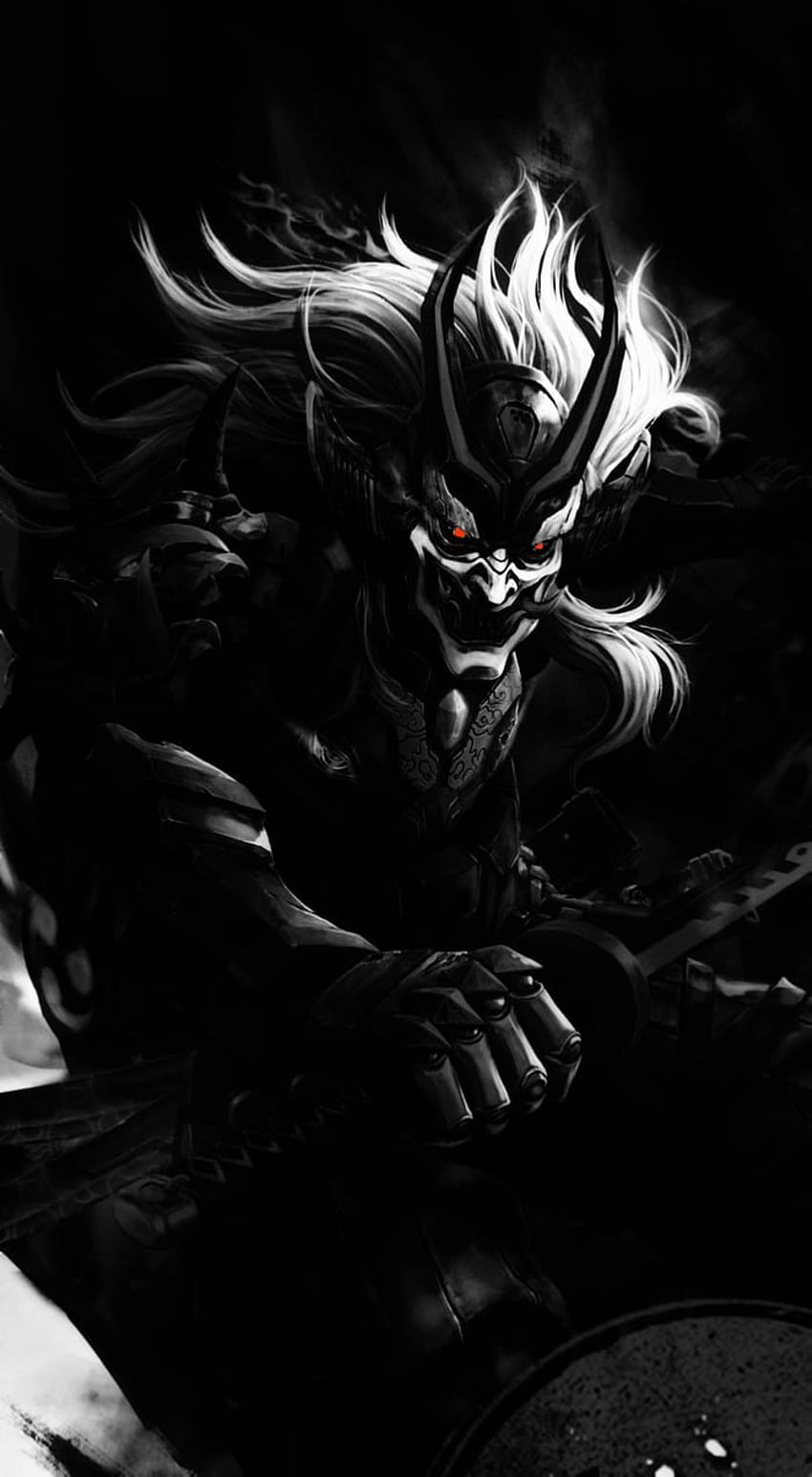 Black Devil, Anime Dark Demon HD phone wallpaper