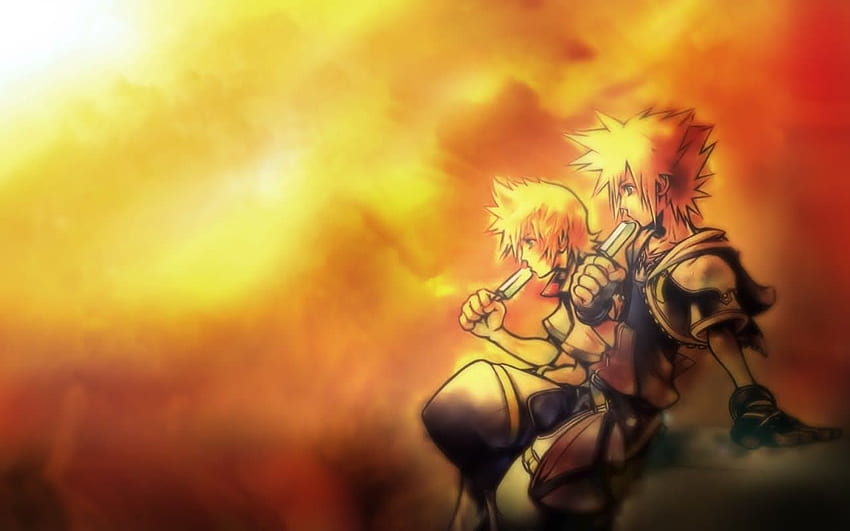 Sora Dan Roxas - Kingdom Hearts Sora Wallpaper HD