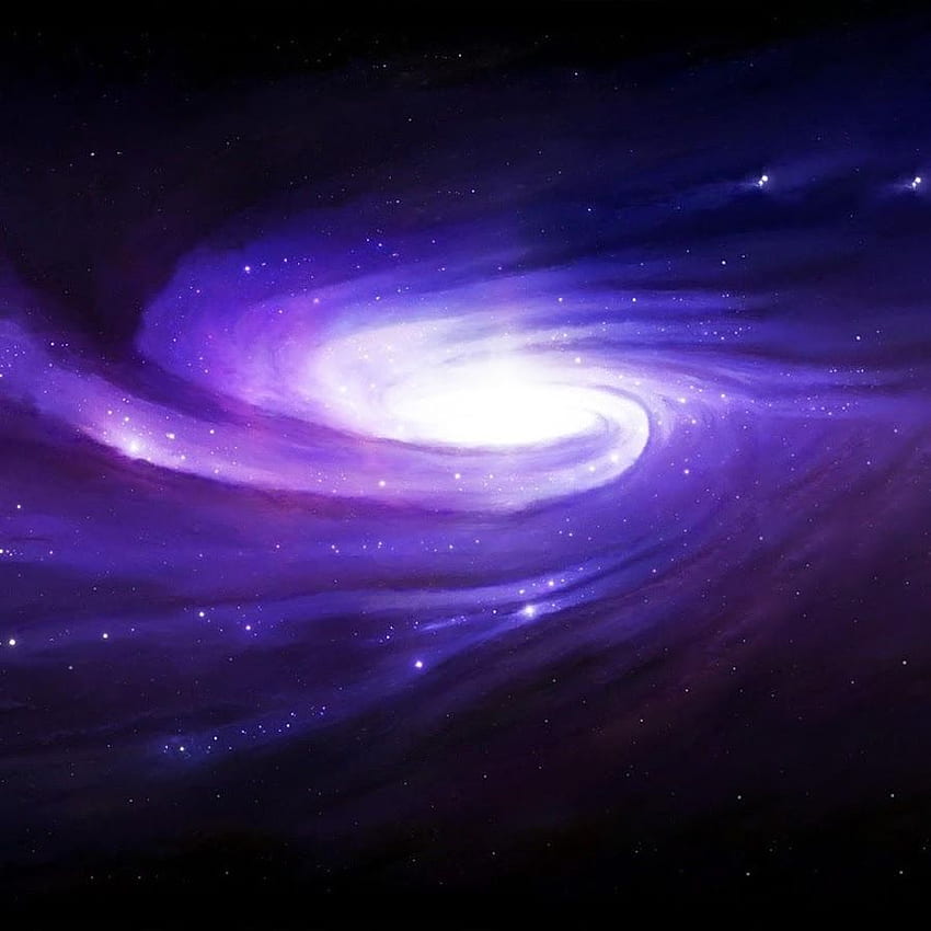 Spektakuläres Beispiel Live Galaxy White Klassisches Motiv, bewegliche Galaxie HD-Handy-Hintergrundbild