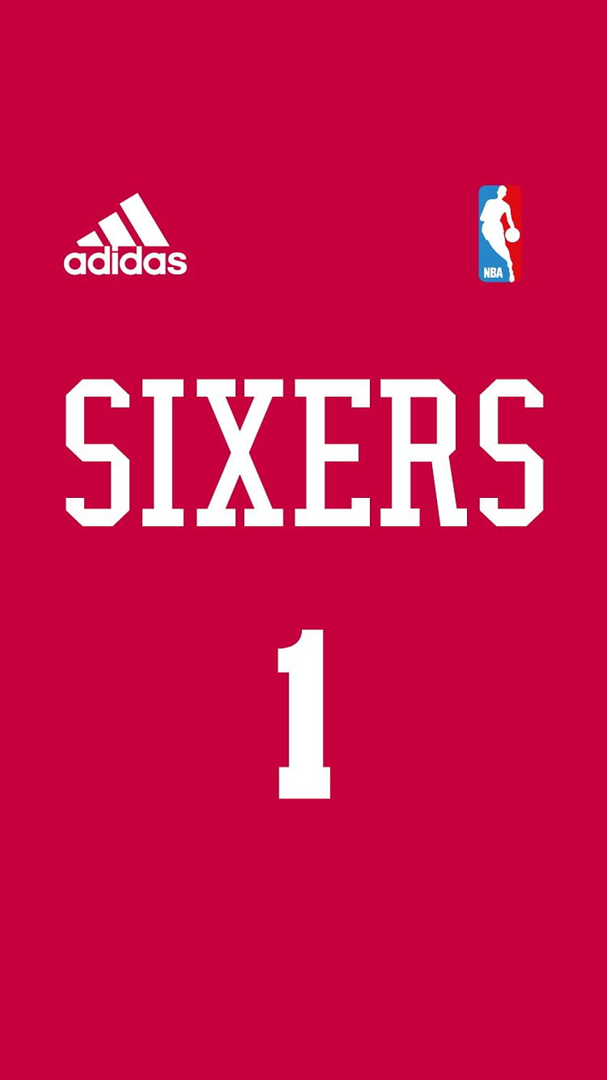 Trevor Gibbons on iPhone 6 NBA Jersey Project, Sixers HD phone wallpaper