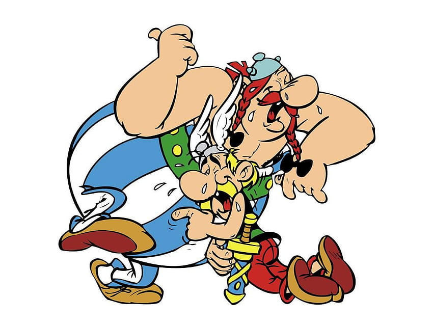 Dibujos animados de Asterix y Obelix fondo de pantalla