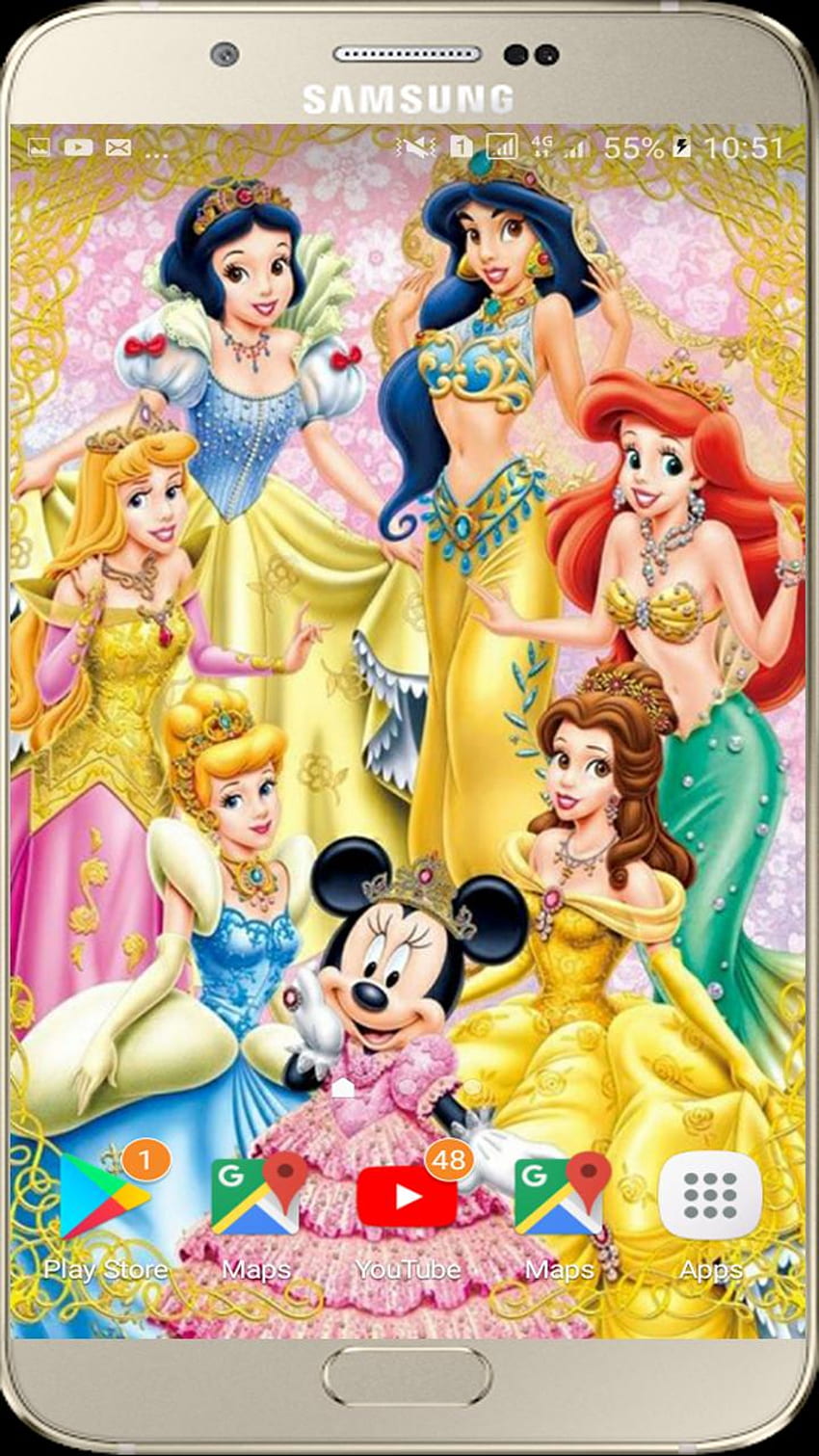 Disney Princess for Android, All Disney Cartoon HD phone wallpaper