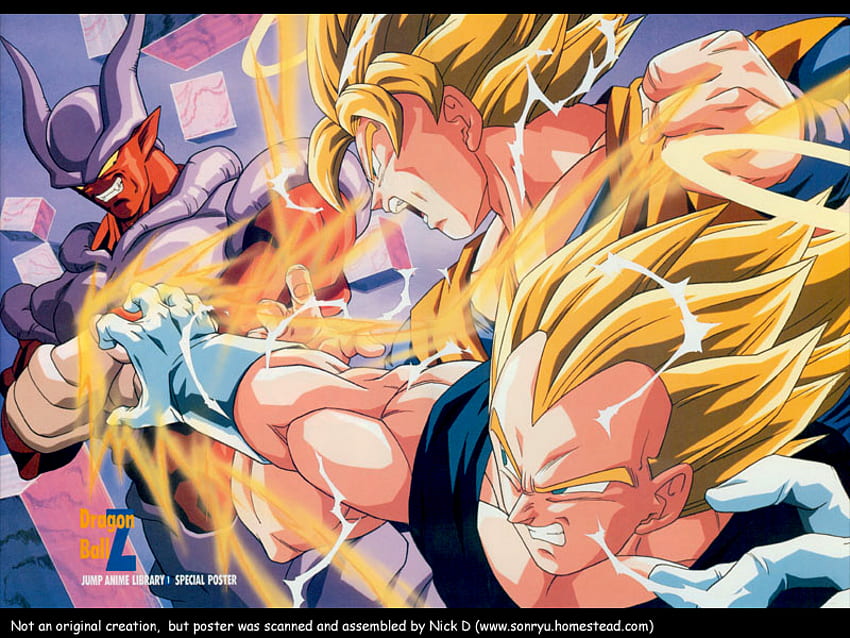 DragonBallZUncut: Goku & Vegeta vs. Janemba, dragonballz bruce faulconer heroic trunks youtube HD wallpaper