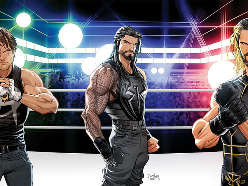 La nouvelle bande dessinée de la WWE a peut-être enfin compris comment faire une bonne bande dessinée de la WWE, Wwe Cartoon Fond d'écran HD