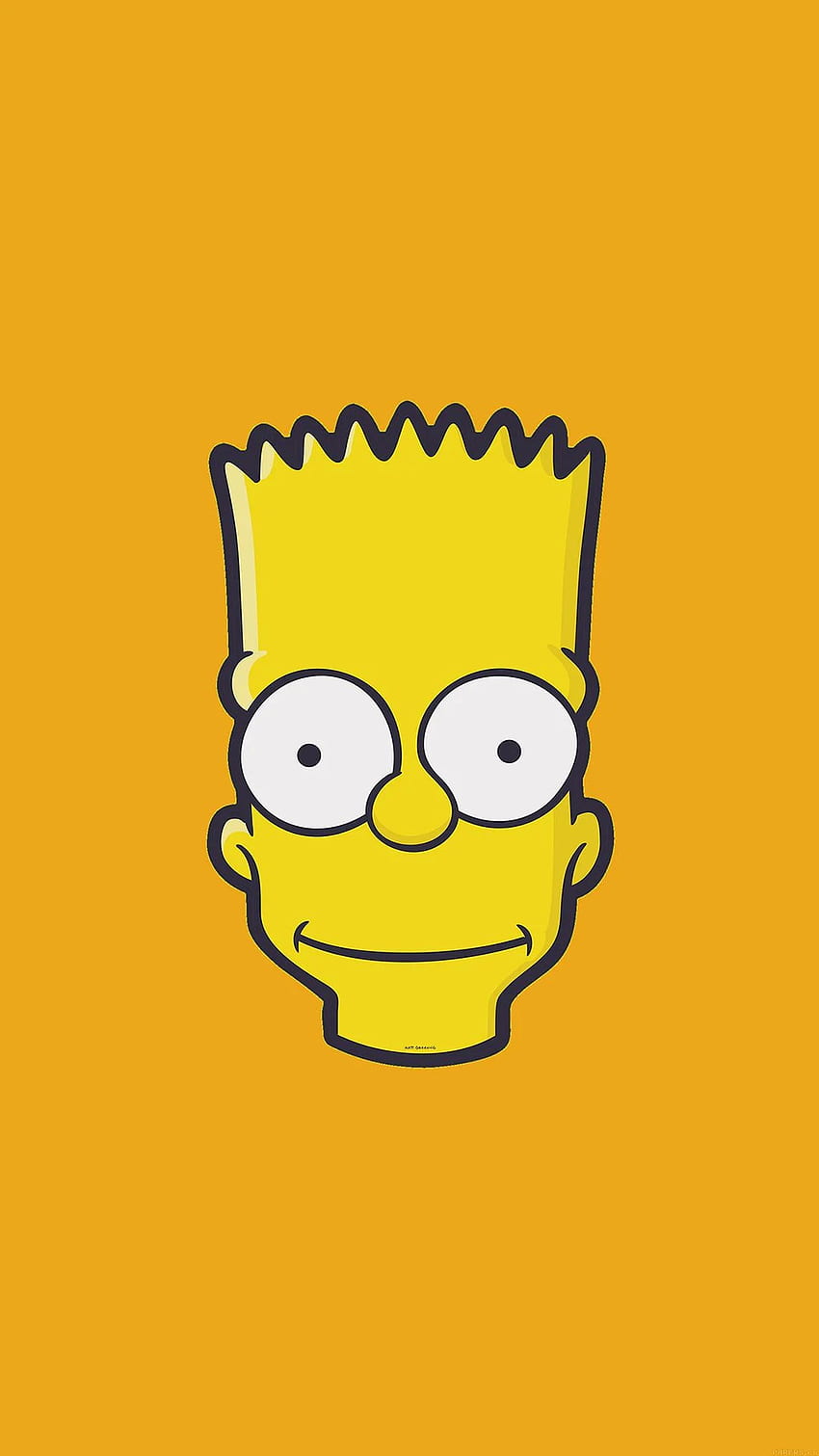Bart Simpson Face Illust Art Yellow Minimal Simple iPhone 8, Gangster HD  phone wallpaper | Pxfuel