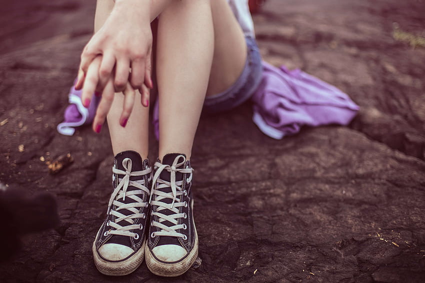 dla motywu stopy, stopa, tło, dziewczyna z butami Tapeta HD