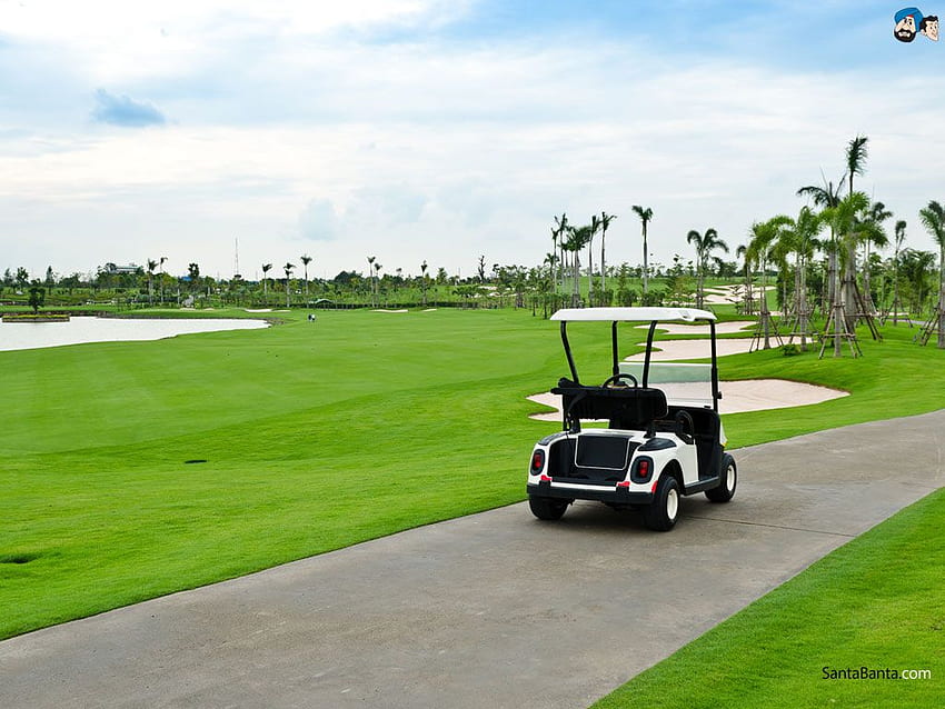 Golf Cart HD wallpaper