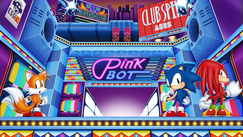 Bu Resmi Video Konferans Arka Planıyla Sonic Gibi Yakınlaştırın - The Sonic Stadium, Sega Sonic HD duvar kağıdı