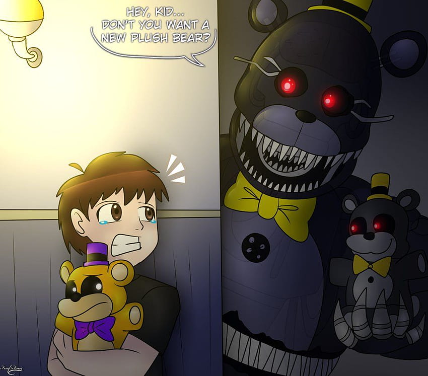 An Exclusive Plush. by FNaF2FAN. Anime fnaf, Fnaf , Chris afton x nightmare HD wallpaper