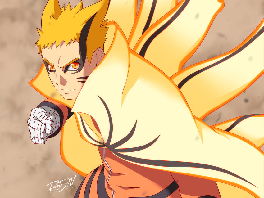 Naruto Uzumaki Baryon Mode Anime Wallpaper 4k HD ID:8736