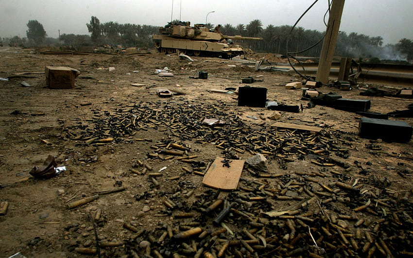 war, tanks, Iraq, ammunition, battles, M1A1 Abrams Tank, Iraq Landscape HD wallpaper