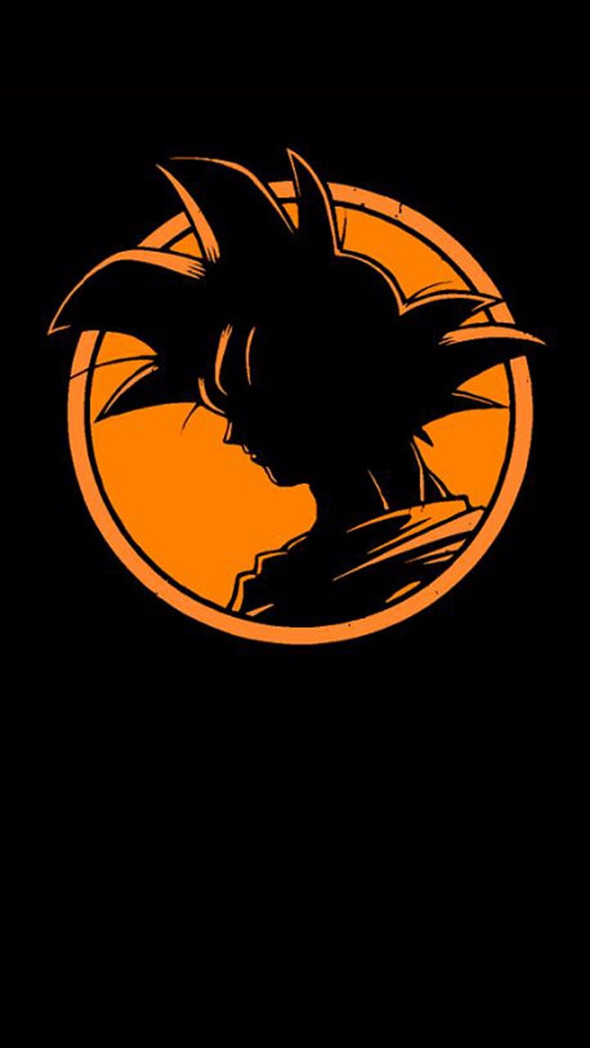 Goku-Silhouette. Dragon Ball Super Manga, Dragon Ball Malerei, Dragon Ball Artwork, Goku Kanji HD-Handy-Hintergrundbild