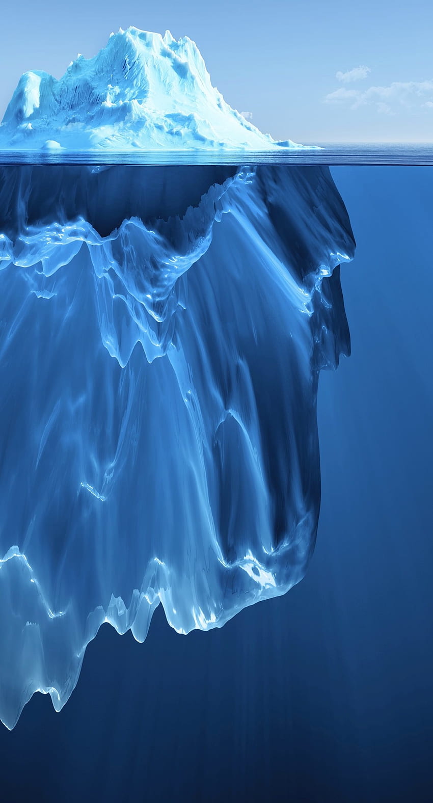 Eisberg-Hintergrund HD-Handy-Hintergrundbild