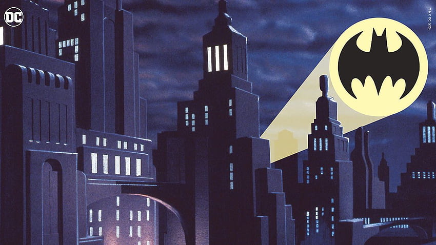 Celebre la televisión clásica de los 90 con Batman: la serie animada Zoom Background - News, Retro Batman fondo de pantalla