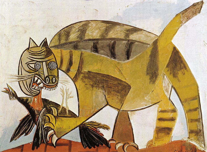 Top 10 Cats d In Famous Art, Pablo Picasso Artistic HD wallpaper