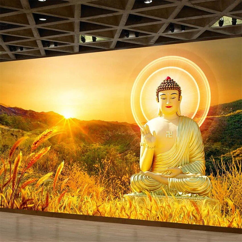 Custom 3D Mural Buddha Buddha Living Room Bedroom, Buddha Painting Hd Phone  Wallpaper | Pxfuel