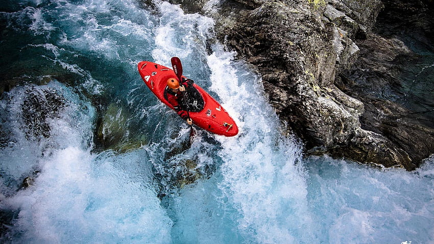 Kayak extrême, eaux vives Fond d'écran HD