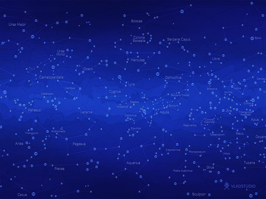 Constellation, Constellation Map HD wallpaper