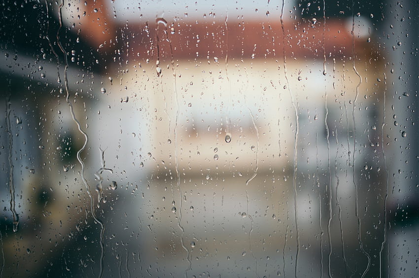 Прозорец, дъждовни капки, замъглено, настроение, уютен за Chromebook Pixel, уютен дъждовен ден HD тапет