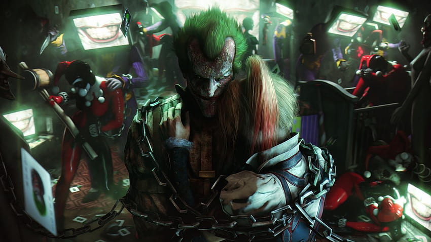Joker, Harley Quinn, Artwork, , Creative HD wallpaper