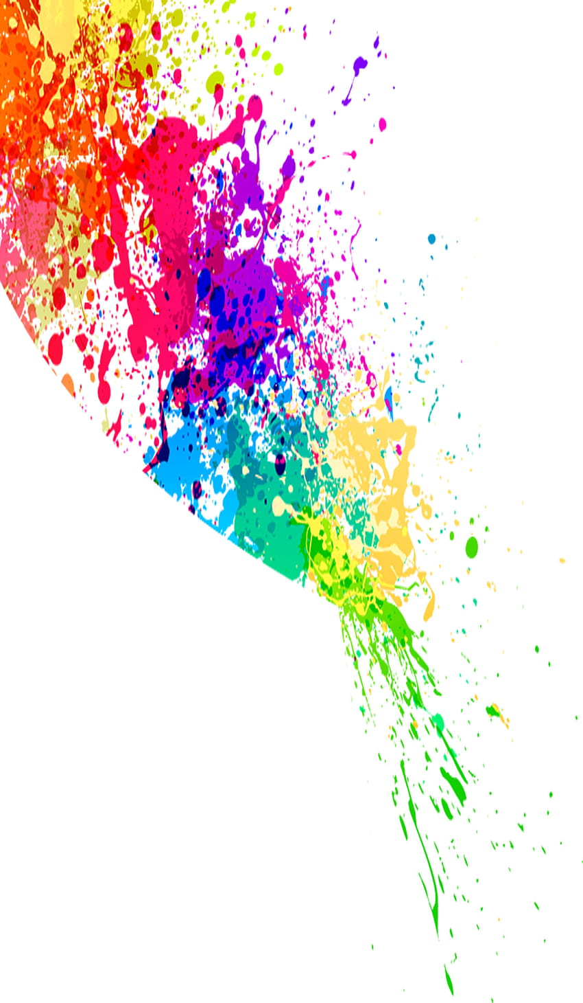 Colorful Paint Splatter Png HD phone wallpaper