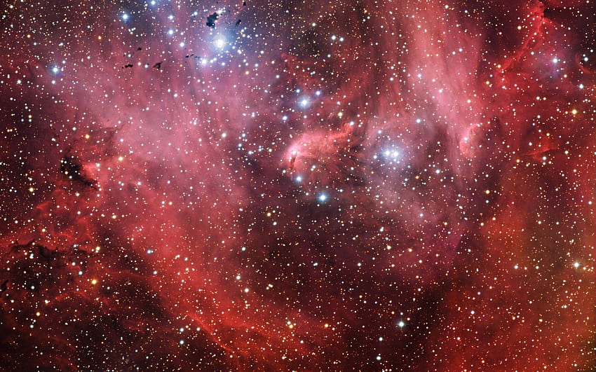 Galaxy Background Red - Novocom.top, Nebulous HD wallpaper