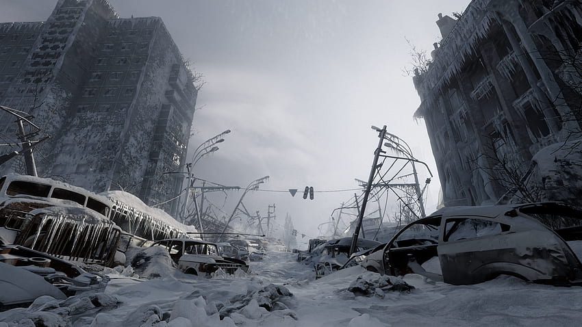 zum Thema: apokalyptisch, Hintergrund, Winterapokalypse HD-Hintergrundbild