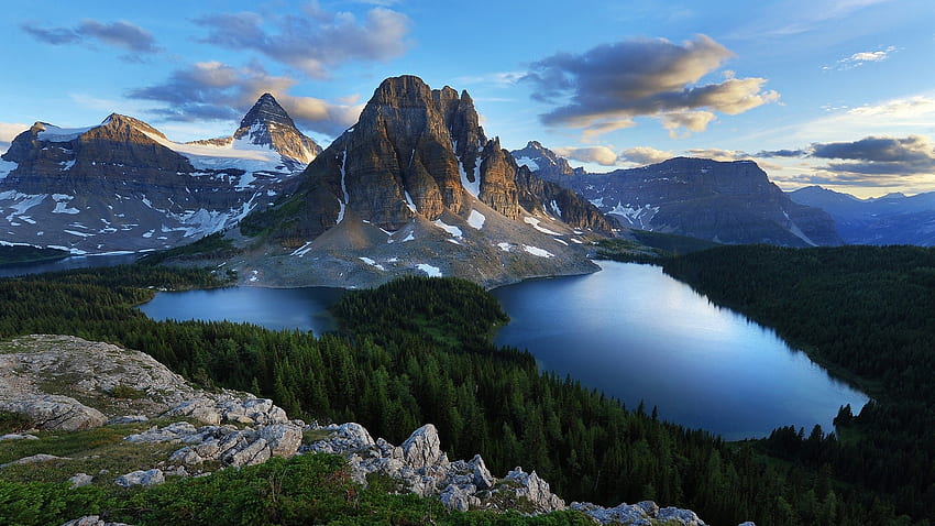 1920X1080 Mountain and Lakes We would like travel here, until we can afford HD wallpaper