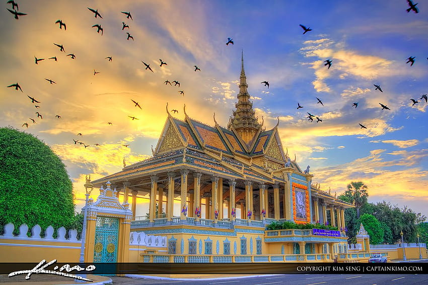 Templo de Phnom Penh más visto fondo de pantalla