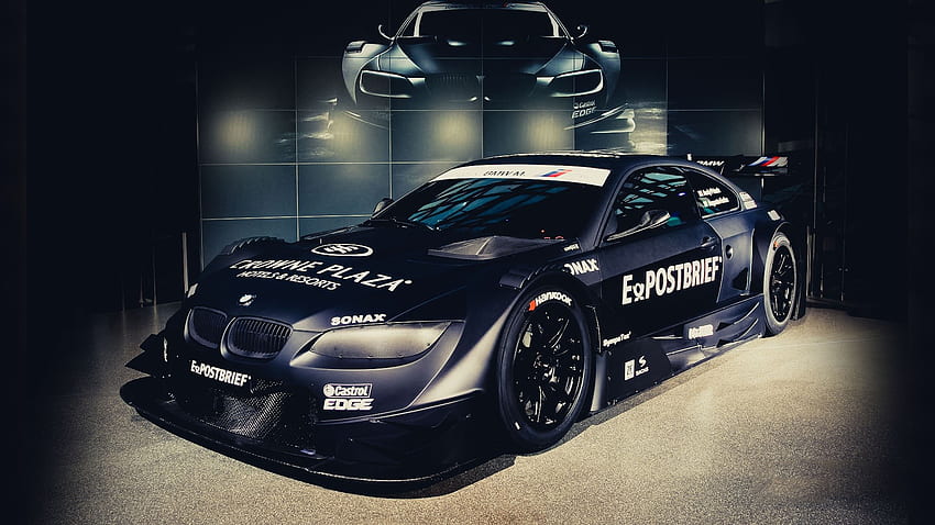 2012 BMW Motorsport M3 DTM Concept Car, konsept otomobil, siyah arabalar, bmw, yan görünüm, arabalar, tuner arabalar, bmw motorsport m3, araçlar HD duvar kağıdı