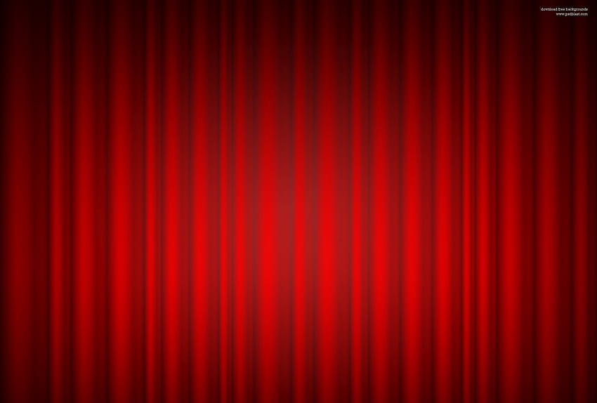 Tirai Merah, Tirai Merah Tua Wallpaper HD