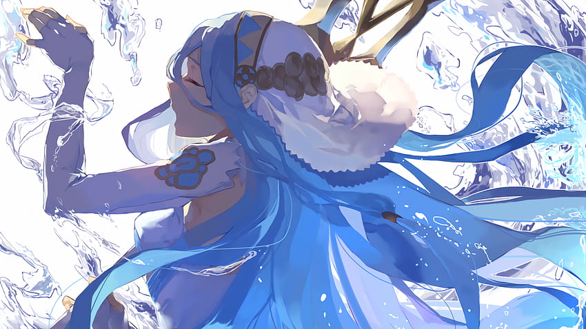 Fire Emblem Anime Girls Anime Blue Hair Azura Fire Emblem - Resolusi: Wallpaper HD