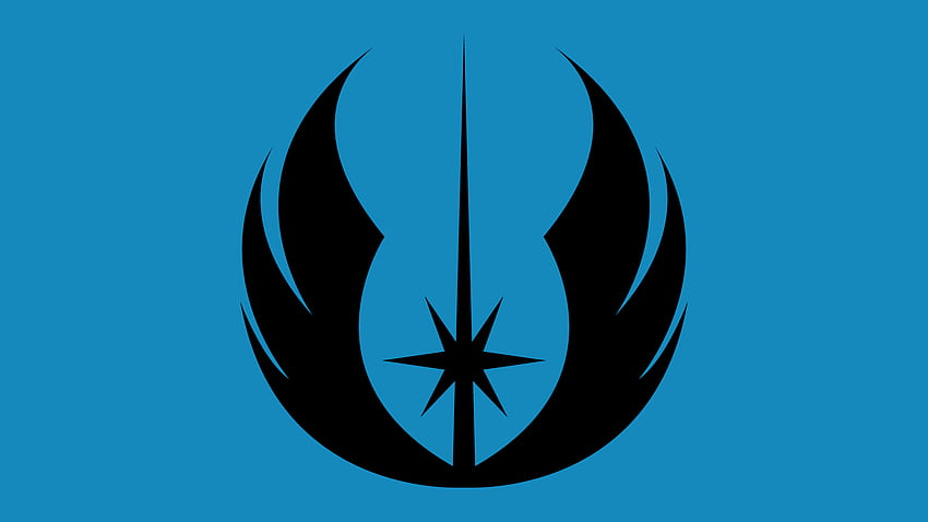 Jedi-Orden. Blumenrandhintergrund, medizinische Grenze und Sith-Orden, Star Wars Jedi-Logo HD-Hintergrundbild