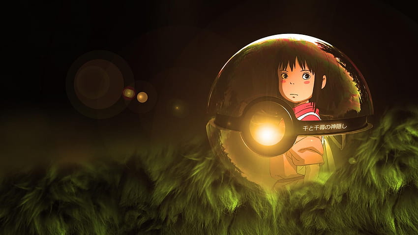 Poke balls pokemon spirited away studio ghibli HD wallpaper