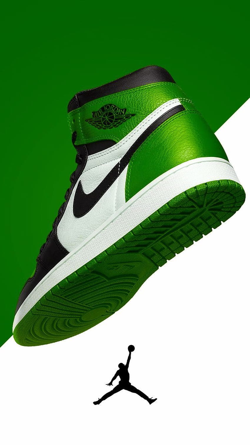 Alex on Shoe . Shoes , Jordan shoes , Sneaker art, Green Jordan HD phone wallpaper