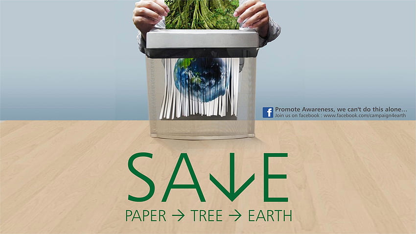 Save Paper Save earth . Save Paper Save earth stock HD wallpaper