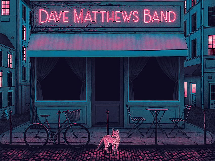 Poster della Dave Matthews Band di Nicholas Moegly su Dribbble Sfondo HD