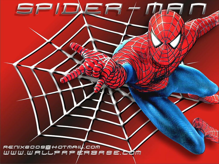 Spiderman Spiderman Hohe Auflösung., Spider-Man-Cartoon HD-Hintergrundbild